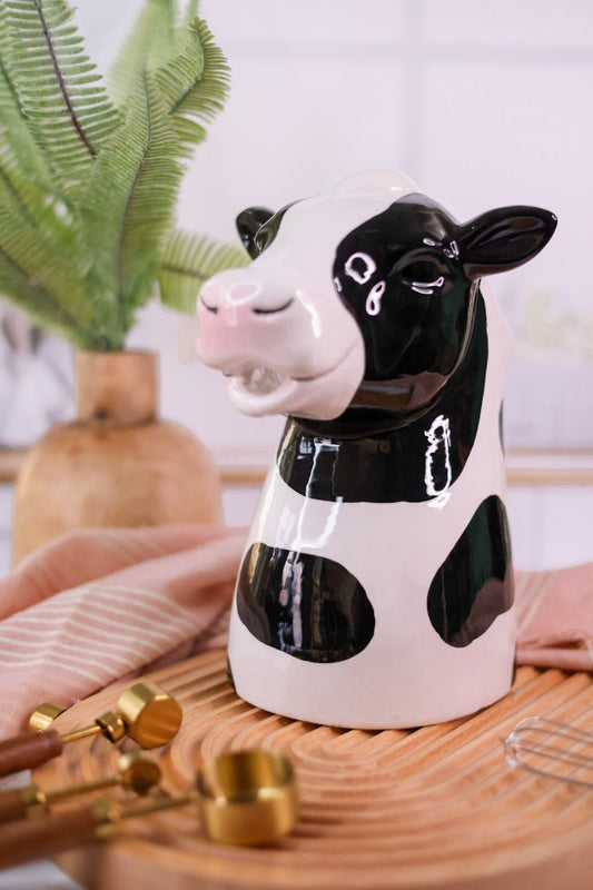 Ceramic Cow Pitcher - Whiskey Skies - YOUNG'S INC