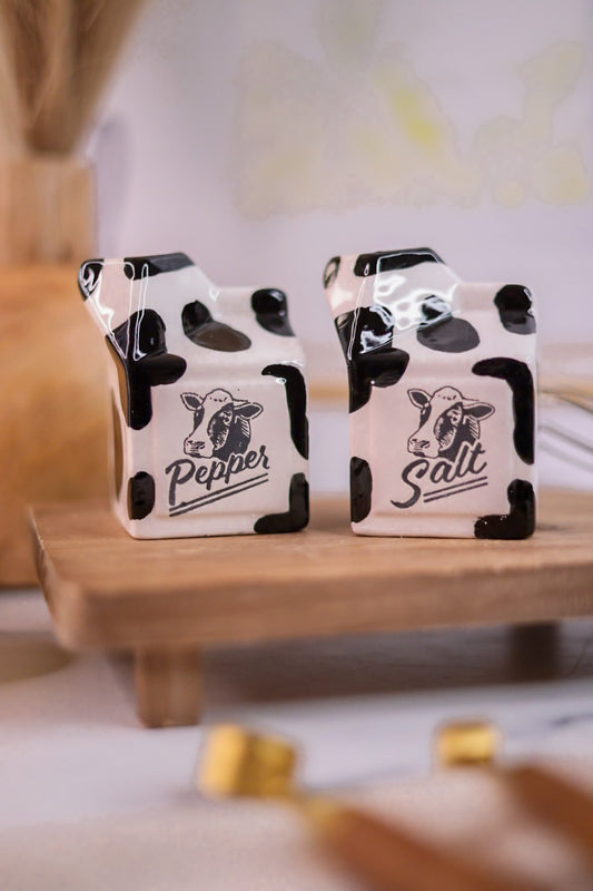 Ceramic Salt & Pepper Shakers - Whiskey Skies - YOUNG'S INC