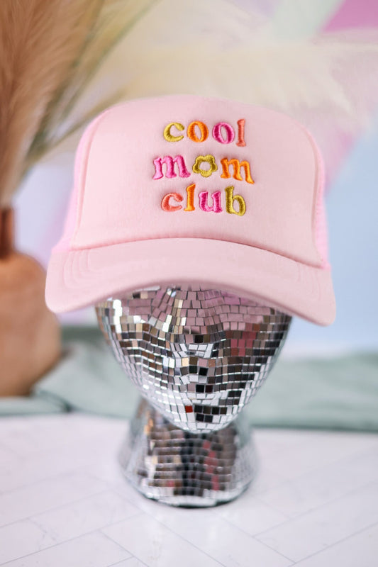 "Cool Mom Club" Trucker Hat - Whiskey Skies - THE DARLING EFFECT