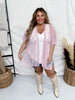 Mauve Lace Embroidered Kimono Cover-Up - Whiskey Skies - ANDREE BY UNIT