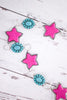 Pink Star Concho Belt - Whiskey Skies - SOUTHERN GRACE