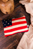 Small American Flag Decor Pillow - Whiskey Skies - WT COLLECTION