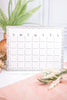 Dry Erase Magnetic Calendar W/ Desk Easel - Whiskey Skies