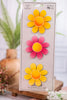 Flower Mini Art Pop Magnets S/3 - Whiskey Skies