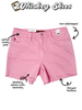 Judy Blue Mid-Rise Pink Garment Dyed Frayed Hem Shorts - Whiskey Skies