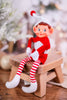 10" Bendable Christmas Pixie Ornament (4 Styles) - Whiskey Skies - GERSON COMPANIES