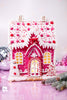 11.5" Light - Up Pink Gingerbread House - Whiskey Skies - RAZ IMPORTS