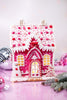 11.5" Light - Up Pink Gingerbread House - Whiskey Skies - RAZ IMPORTS