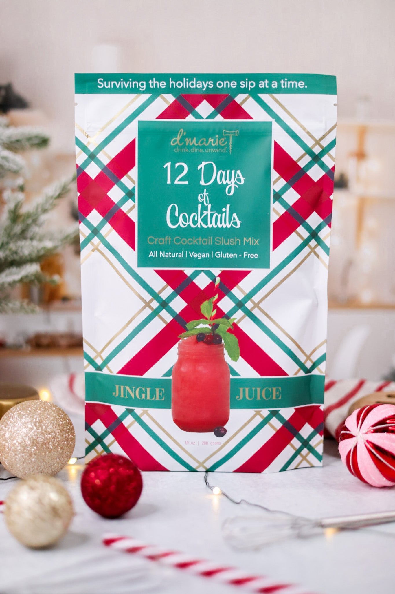 12 Days of Christmas Slushy Mixes (12 Flavors) - Whiskey Skies - D'MARIE, INC