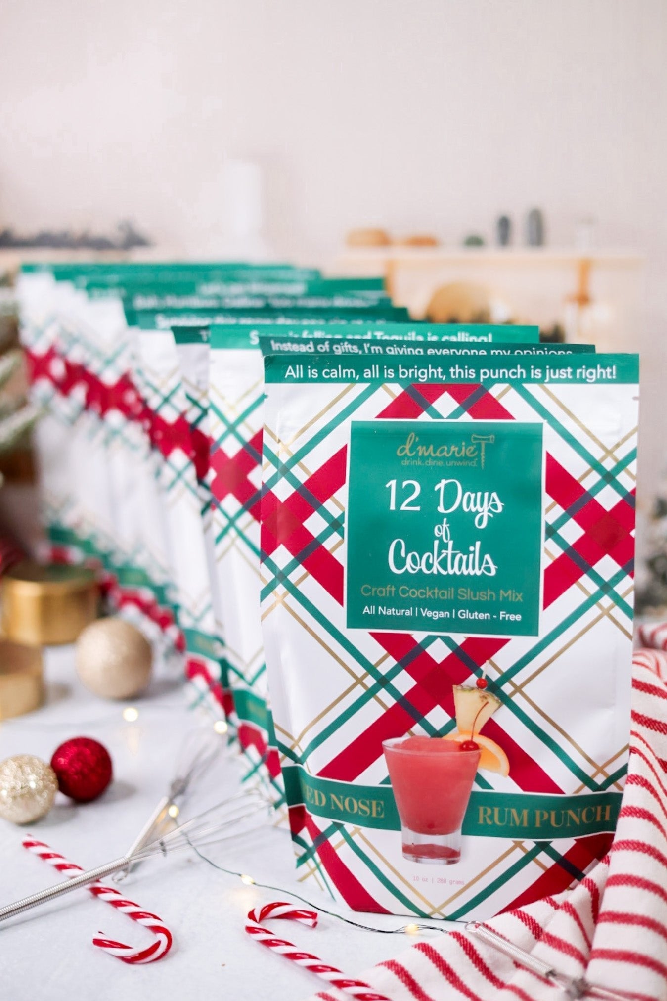 12 Days of Christmas Slushy Mixes (12 Flavors) - Whiskey Skies - D'MARIE, INC