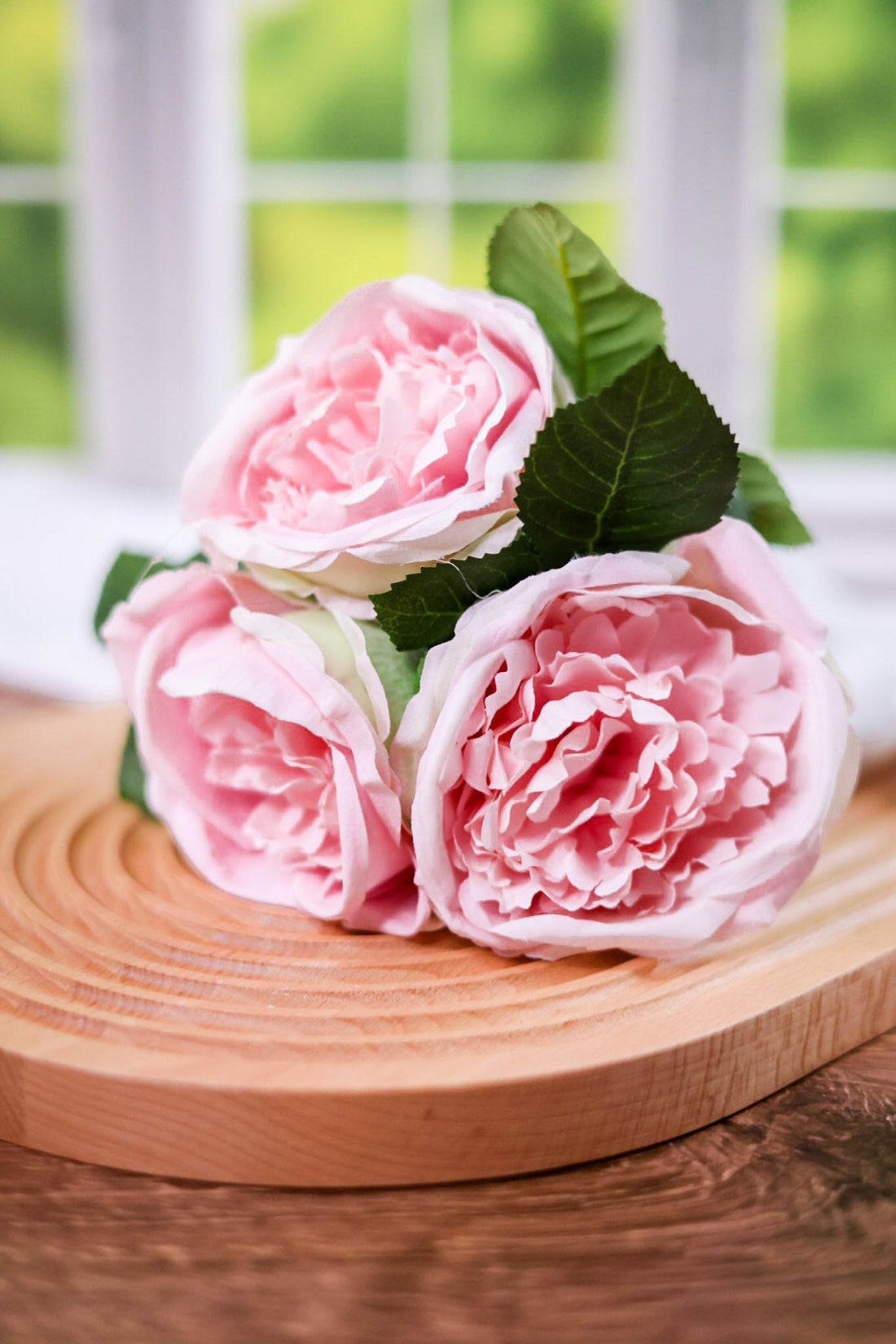 12" Real Touch English Rose Bundle (2 Colors) - Whiskey Skies - RAZ IMPORTS