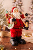 12" Resin Santa Claus with Light Up Lantern - Whiskey Skies - GERSON COMPANIES