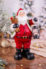 12" Resin Santa Claus with Light Up Lantern - Whiskey Skies - GERSON COMPANIES