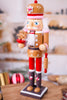 12" Wooden Gingerbread Nutcracker (2 Variants) - Whiskey Skies - TRANSPAC