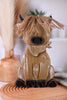 12" Wooden Highland Cow Wall Hanging With Jute Hair - Whiskey Skies - GERSON COMPANIES