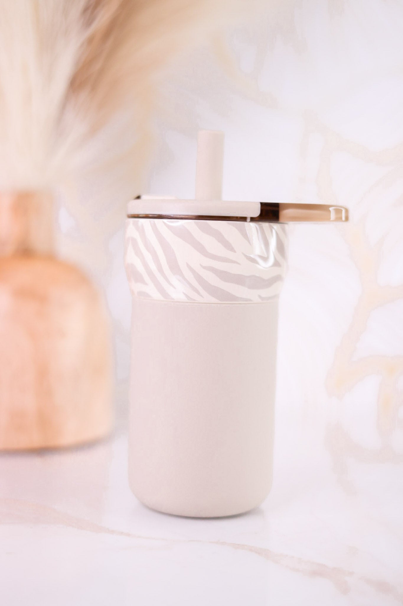 12oz Zebra Leap Tumbler - Whiskey Skies - BRUMATE