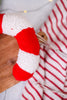 13" Plush Red and White Candy Cane - Whiskey Skies - ADAMS & CO