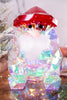 13.75" Light Up Holographic Santa Claus - Whiskey Skies - GERSON COMPANIES