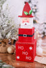 15" Holiday Character Box Stack with Drawer (3 Styles) - Whiskey Skies - GERSON COMPANIES