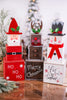 15" Holiday Character Box Stack with Drawer (3 Styles) - Whiskey Skies - GERSON COMPANIES