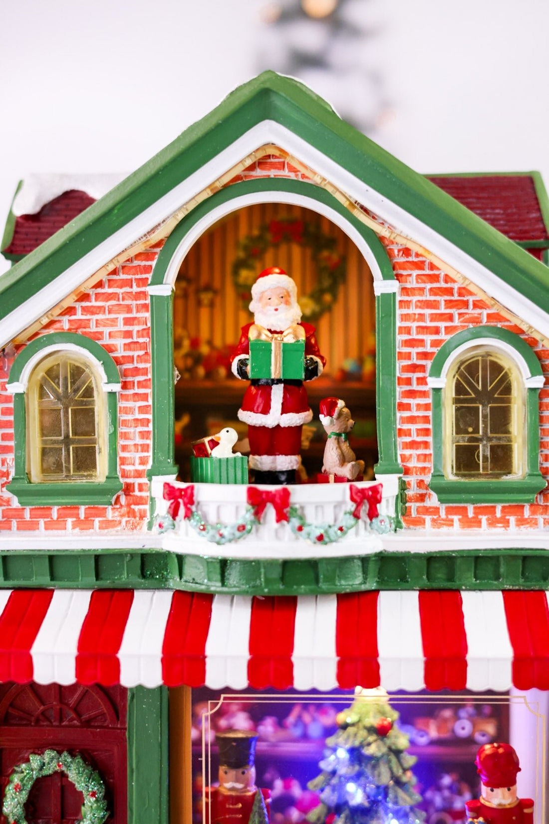 16" Light Up Musical Toy Shop - Whiskey Skies - RAZ IMPORTS