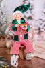 16" Plush Elf Ornament (2 Styles) - Whiskey Skies - GERSON COMPANIES