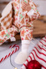 16" Posable Elf in Gingerbread Pajamas - Whiskey Skies - RAZ IMPORTS