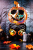 18" LED Holographic Pumpkin Kid With LCD Eyes - Whiskey Skies - KURT S. ADLER