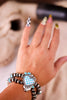 2 Layered Turquoise And White Checkerboard Heart Stretch Bracelet - Whiskey Skies - BOHO RANCH SHOP