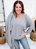 2 Piece Set With Long Sleeve Top & Cardigan (8 Colors) - Whiskey Skies - DEAR SCARLETT