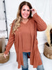 2 Piece Set With Long Sleeve Top & Cardigan (8 Colors) - Whiskey Skies - DEAR SCARLETT