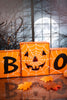 2 - Sided "Boo" Halloween Cutout Stand - Whiskey Skies - SPECIAL T IMPORTS INC