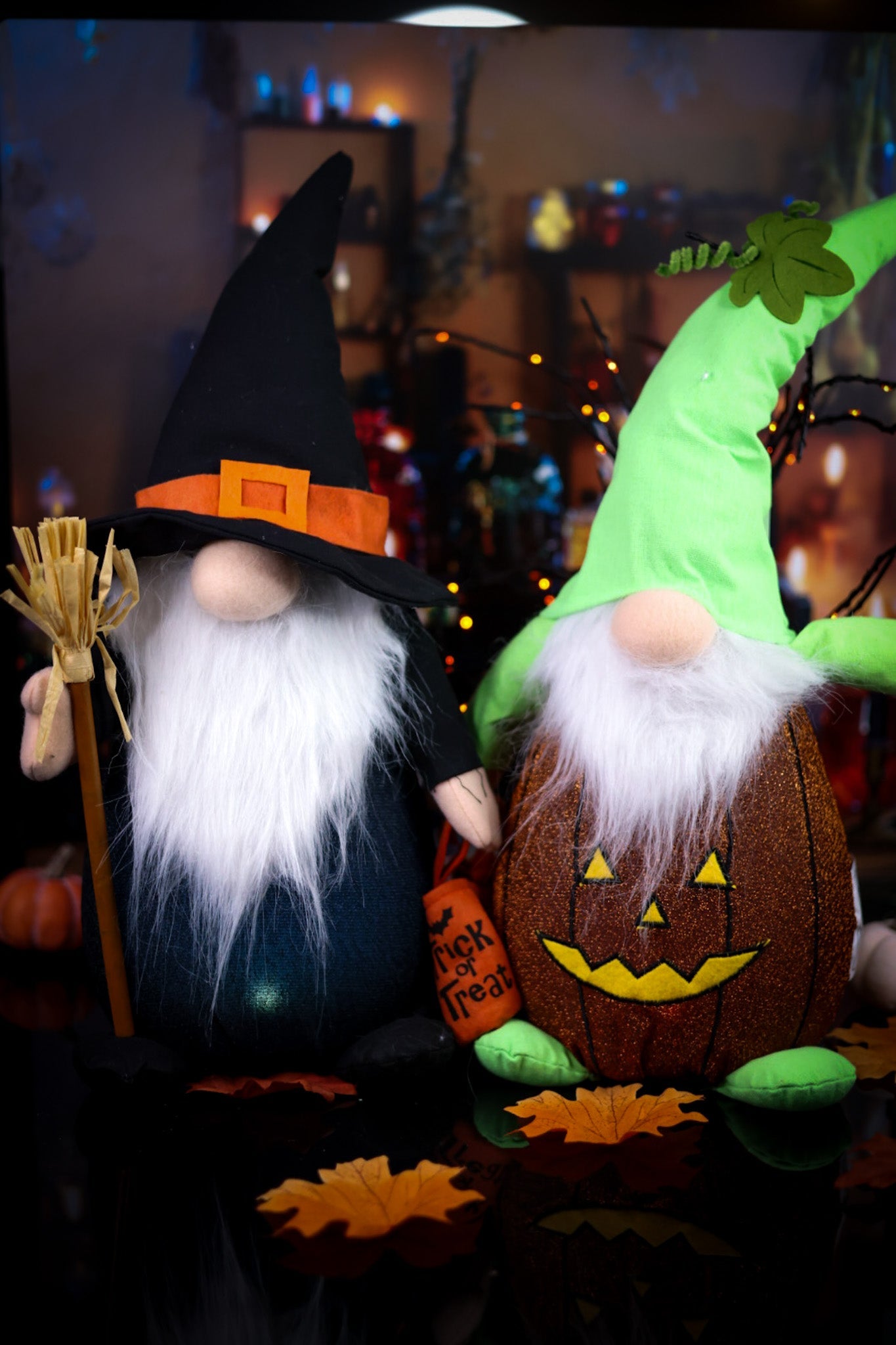 20 Light Up Plush Halloween Gnome 2 Variants FINAL SALE