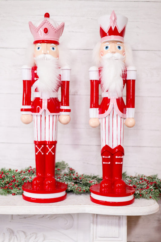 23.75" Peppermint Nutcracker (2 Variants) - Whiskey Skies - RAZ IMPORTS