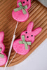 24" Pink Glitter Easter Bunny Spray - Whiskey Skies - RAZ IMPORTS