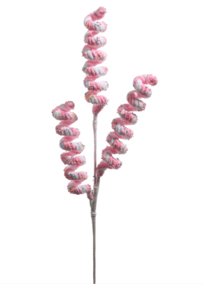 29.5" Candy Twirl Spray - Whiskey Skies - RAZ IMPORTS