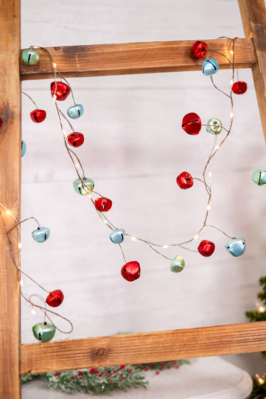 3' LED Sleigh Bell Garland - Whiskey Skies - MELROSE INTL