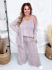 3 Piece Loungewear Set With Cardigan (8 Colors) - Whiskey Skies - DEAR SCARLETT
