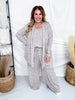 3 Piece Loungewear Set With Cardigan (8 Colors) - Whiskey Skies - DEAR SCARLETT