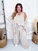 3 Piece Loungewear Set With Cardigan (8 Colors) - Whiskey Skies - DEAR SCARLETT
