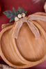 3 - Sectioned Wooden Pumpkin Tray - Whiskey Skies - SPECIAL T IMPORTS INC