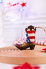 3.5" Americana Cowboy Boots Ornament (3 Styles) - Whiskey Skies - GERSON COMPANIES