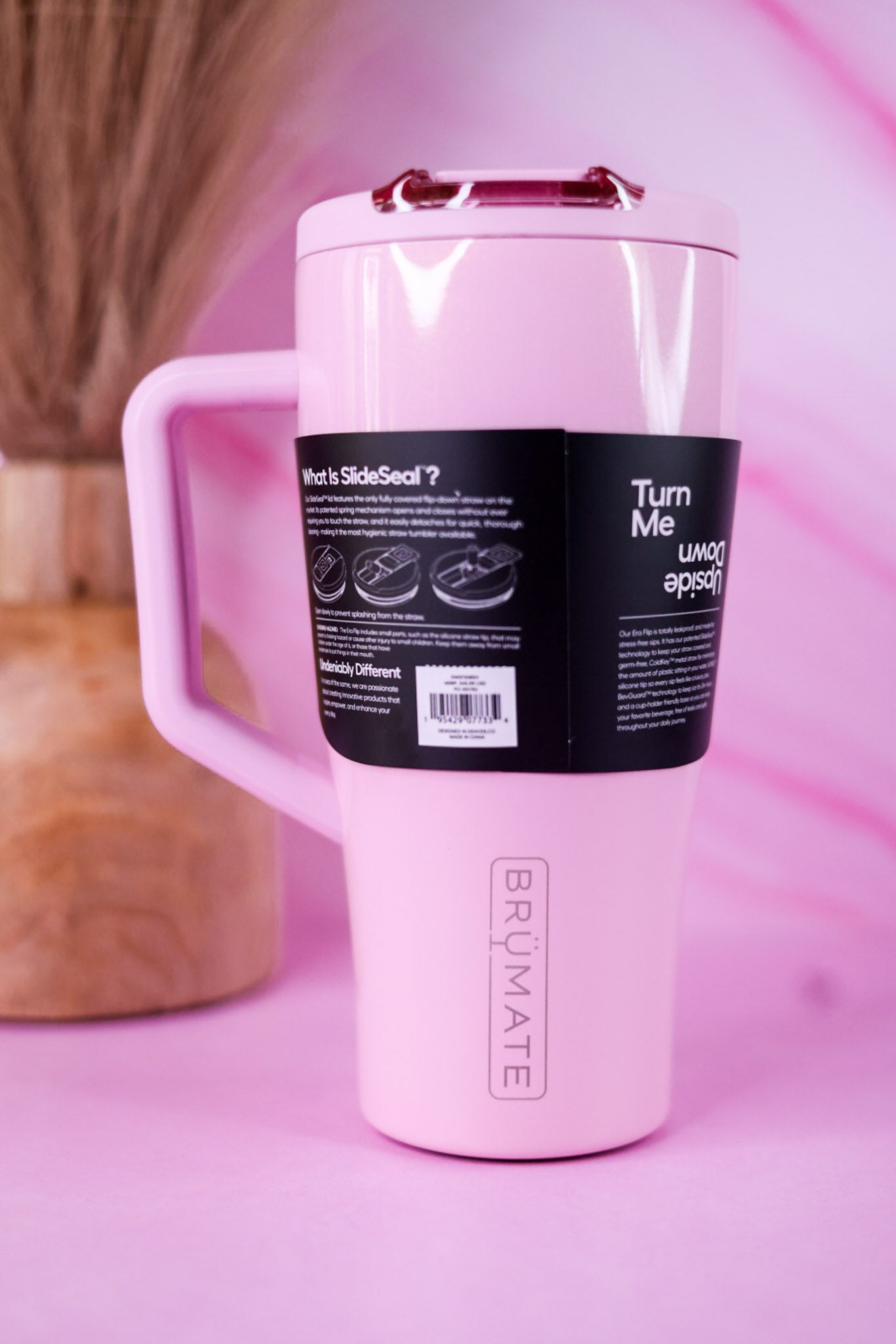 Brumate Petal Pink 30oz Era Flip Tumbler