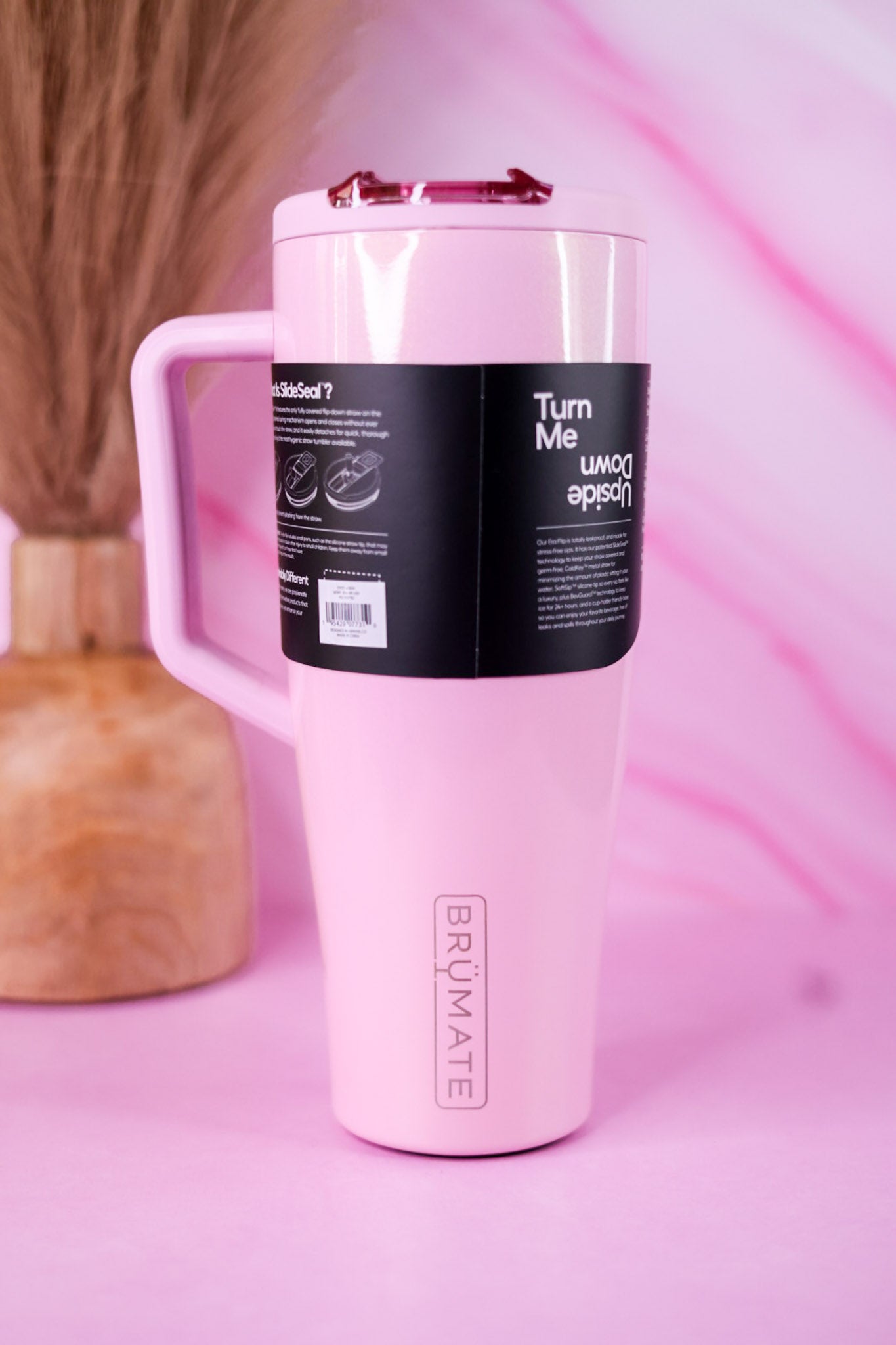 Brumate Petal Pink 40oz Era Flip Tumbler