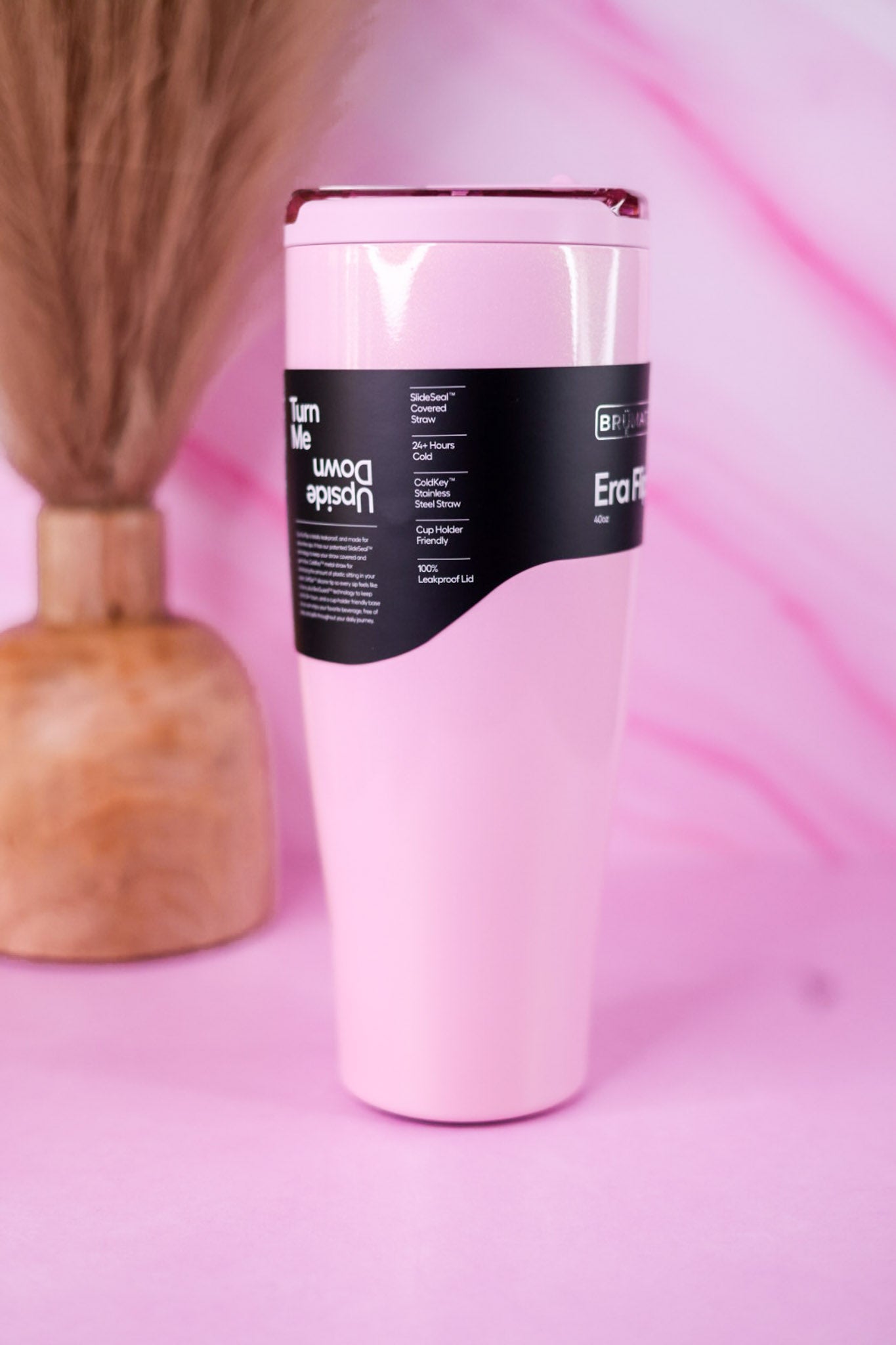 Brumate Petal Pink 40oz Era Flip Tumbler