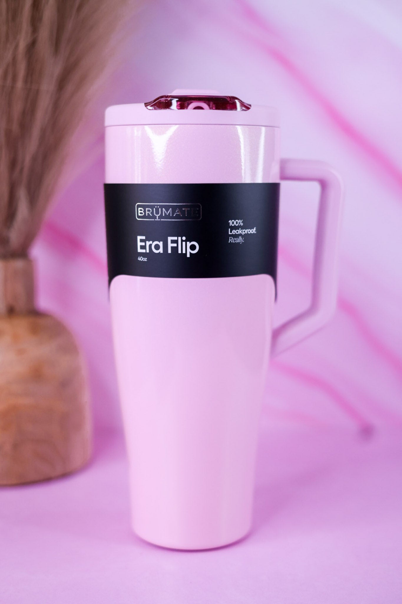 Brumate Petal Pink 40oz Era Flip Tumbler