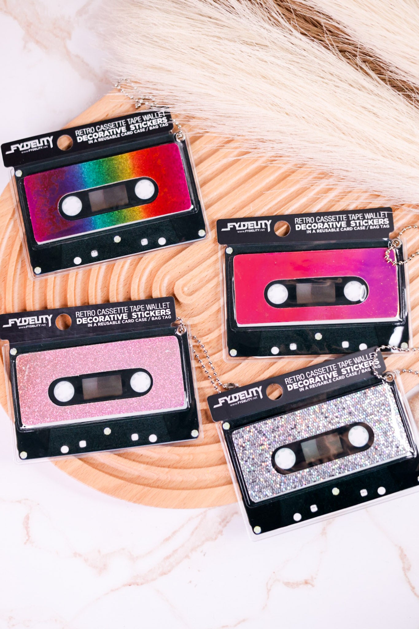 Cassette Wallet Stickers (4 Colors)