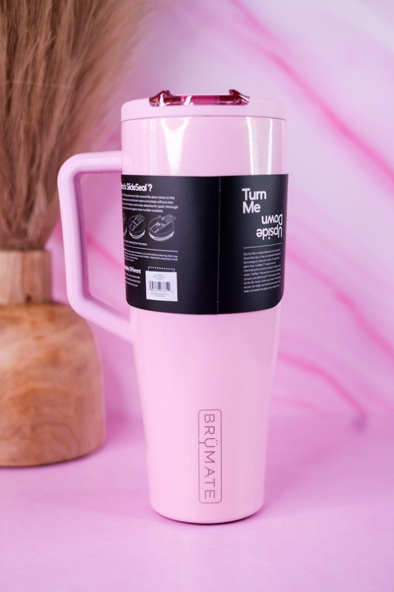 Brumate Petal Pink 40oz Era Flip Tumbler