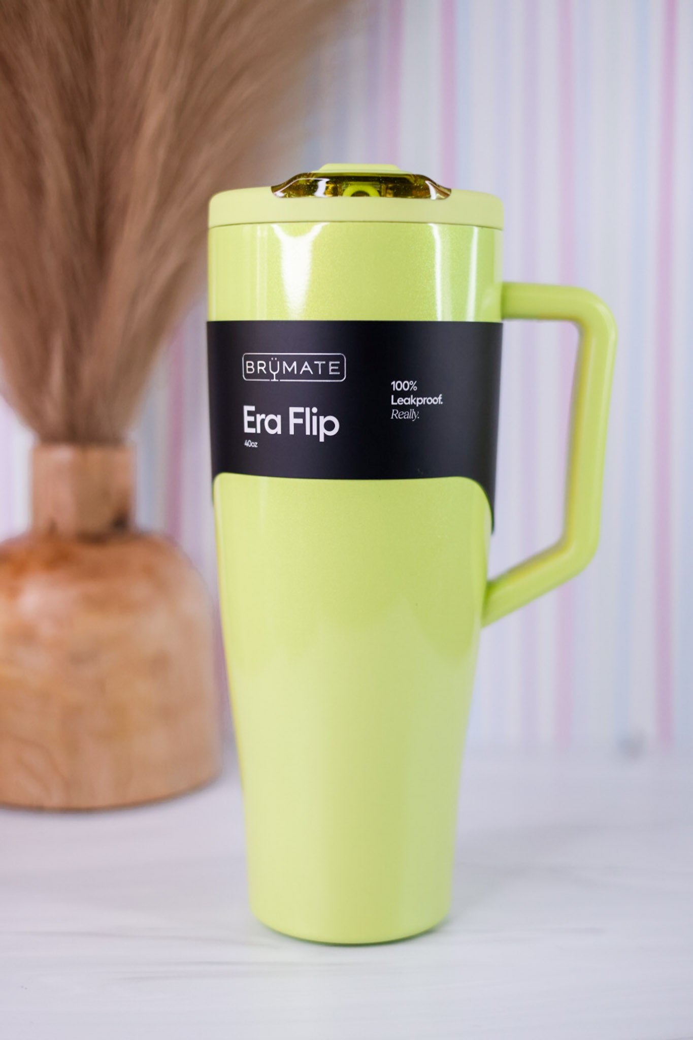 Brumate Lemon Lime 40oz Era Flip Tumbler