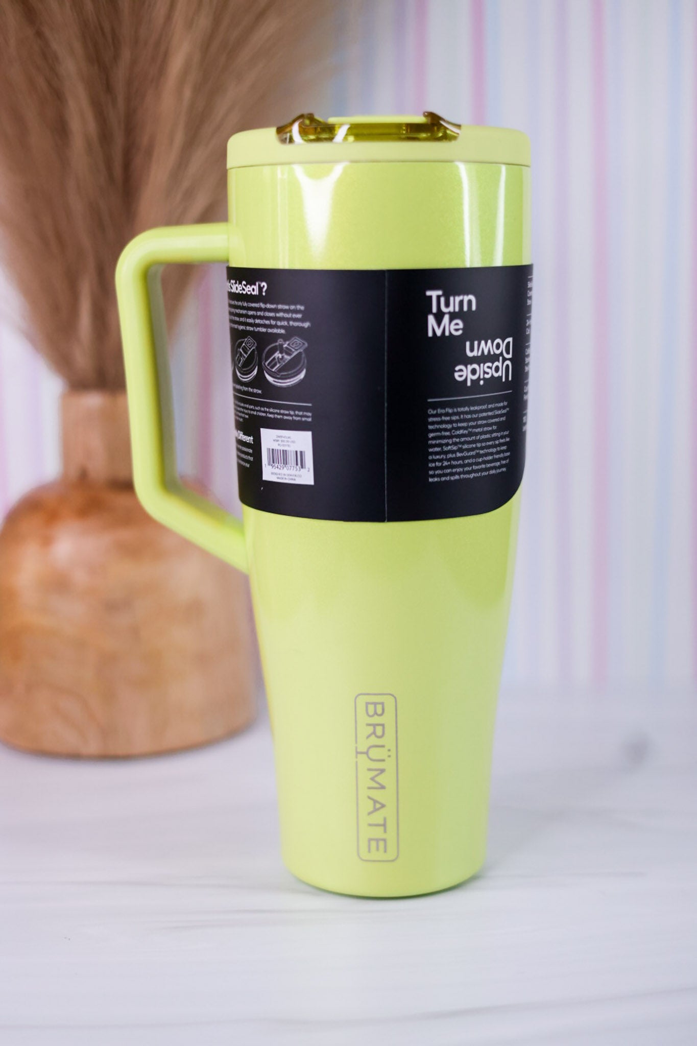 Brumate Lemon Lime 40oz Era Flip Tumbler
